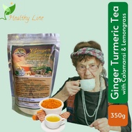 ♙❀Healthy Line/ Una Vida Ginger Turmeric Tea with Calamansi &amp; Lemongrass Stevia/ 350grams/ Vitamin C
