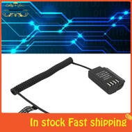 Bamaxis BLK22 Dummy Battery Power Adapter  DCC17 DC Coupler with Type C PD QC Spring Cable for S5 DC