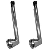 domain-2pcs 22.2MM Bike Quill Stem BMX Quill Stem Bike Handlebar Stem Riser Parts Road Bike Stand St