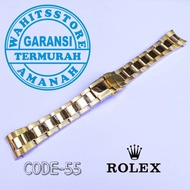 STRAP RANTAI TALI JAM TANGAN ROLEX DAYTONA GOLD 20MM PREMIUM SUPER