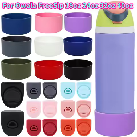 Replacement Stopper Silicone Cap Mouth Plug Gasket Water Bottle Top Lid Gasket for Owala FreeSip 19/