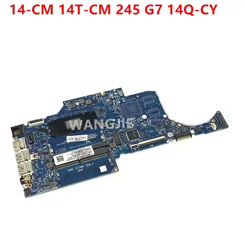 For HP 14-CM 14T-CM 245 G7 14Q-CY Laptop Motherboard TPN-I132 L23393-601 L23393-001 6050A2983601 Wit