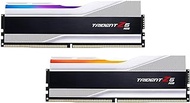 G.Skill Trident Z5 RGB Series 64GB (2 x 32GB) 288-Pin SDRAM DDR5 6000 (PC5-48000) CL32-38-38-96 1.40V Dual Channel Desktop Memory Model F5-6000J3238G32GX2-TZ5RS (Metallic Silver)