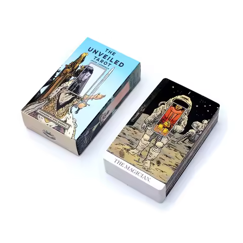 The Unveiled Tarot Deck by Jesse Lonergan Illustrated Card Set with Foreword by Mike Mignola Unique 