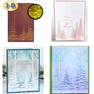 3D Embossing Folder Forest Pattern Scrapbooking Supplies Craft Materials DIY Art Deco Background Photo Album
