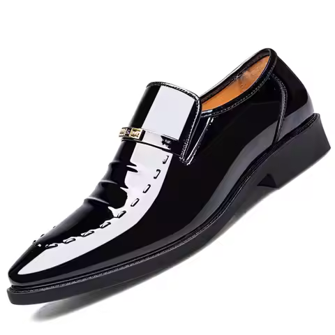 Men's Shoes Boat Men's Dress Loafers Slip On Casual Driving Loafer Dress Shoes High Gloss Casual Boa