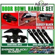 Door Bowl Handle Cover Perodua Bezza Myvi Alza Axia Ativa Saga Persona S70 Wira Shining Black Protec