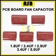 (1pc) CBB21 / CBB22 Capacitor / Condenser ( Panasonic ) ( 250VAC / 500VAC ) ( 1.8uF / 2.4uF / 2.9uF 