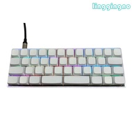RR 61Pieces PBT Blank Keycap XDA Profile Gamings Keycap DIY Key Button Keycap