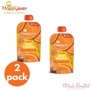 [2 Pack] Happy Baby Happy Family Happy Baby Organic Sweet Potatoes With Olive Oil + Rosemary, 113 G