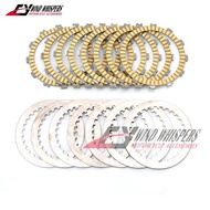 Friction Steel Clutch Plates Discs Set For KAWASAKI KLX450R KLX 450 R 2007-2009 KX450F KX 450 F 2006