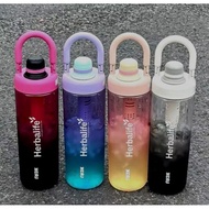 1 liter hblf gradient infusion water drinking bottle, school children's drinking bottle, viral bottl