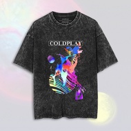 Washed Coldplay Oversize T-Shirt | Washed T-Shirt | Coldplay Band T-Shirt | Coldplay T-Shirt | Coldp
