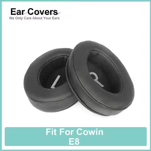Earpads For Cowin E8 Headphone Earcushions Protein Velour Sheepskin Pads Foam Ear Pads Black