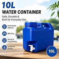 10L/20L Water Container Slim Container With Faucet Dispenser Cooler Household water storage tank