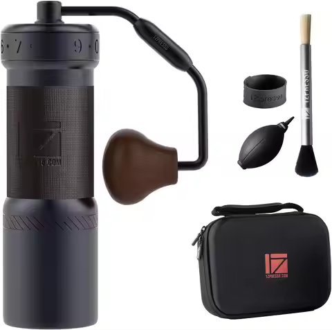 1Zpresso K-Ultra Manual Coffee Grinder Iron Gray with Carrying Case, Assembly Consistency Grind Stai