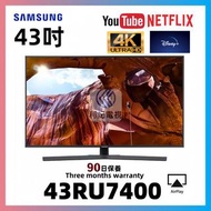 43吋UHD 4K Smart TV 三星Samsung UA43RU7400 WiFi上網智能電視