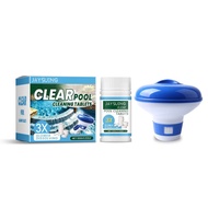 Swimming Pool Tablets Pool Water Treatment Chlorine Swimming Pool Chlorine Effervescent Tablets Foam