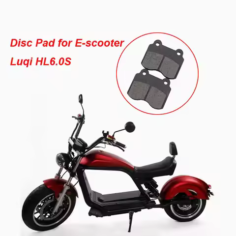 HL6.0 REECO RL8009A Electric Bicycle E-Scooter HL6.0S Front Brake Pads Disc Pad 2pcs Set