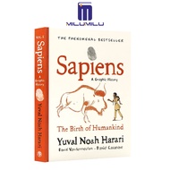 Sapiens: ประวัติกราฟิก: มนุษยชาติการเกิดของ (ฉบับ1) ปกแข็ง-แสดงโดยหนังสือภาษาอังกฤษดั้งเดิมของ Yuval
