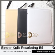 B5 Binder B5 Leather Binder/ Leather Notebook/ B5 Binder Book/ 26 Hole/ Waterproof/ B5 Zipper Binder