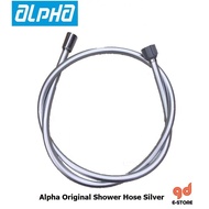 Alpha Water Heater Shower Hose PVC 1.5 Meters Silver