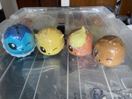 Bandai Capchara Pokemon Gashapon 寵物小精靈 伊貝 扭蛋 4 隻