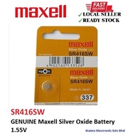 SR416SW GENUINE Maxell Silver Oxide Battery 1.55V