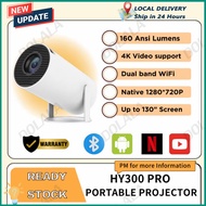 【ส่งภายใน24H】HY300 Wireless Pro Mini Projector - 4K Supported 1080P Android Smart Cinema Projector w