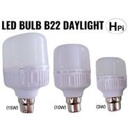 LED Bulb Airtight Bulb 3W / 10W / 15W B22 Daylight 6500K Indoor Outdoor Bulb
