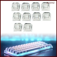 [Blesiya2] 10 Gaming Keyboard Keycaps 1U XDA Profile - Mechanical Keyboard Replacement Parts - Versa