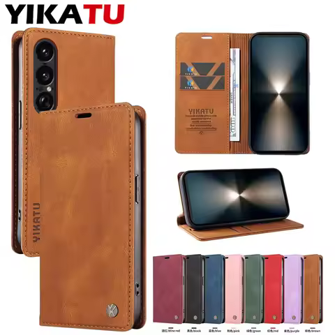 Fashion Wallet Leather Case For Sony Xperia 10 Vii 10 Vi 2024 10 V 10 IV 10 iii 5V 4G 5 IV 5 iii 1 V