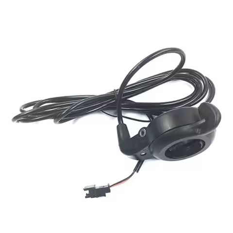 Electric Ebike FT21X Thumb Throttle 3 Pin Waterproof Connector 12V to 72V Support Right Installation