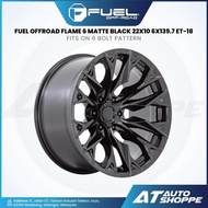 Fuel Offroad Flame 6 - Matte Black 22x10 ET-18 6x139.7 (1 piece)