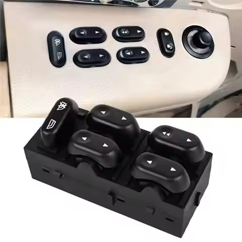 Power Master Window Switch Button 5L1Z14529AA For Ford F150 Expedition Crown Victoria Lincoln Mark L