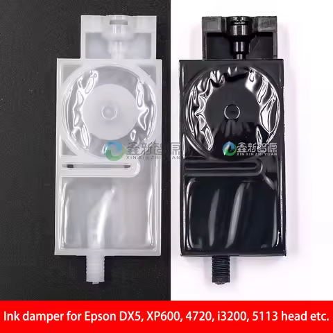 4PCs Eco-solvent Printer Ink damper for DX5, XP600, 4720, I3200, I1600 Dumper filter Mimaki jv33 DTF