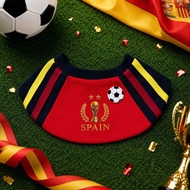 Milk Potato World Cup Merchandise Theme Pet Bib Cat Cat Dog Football Bib Cute Bib Saliva Towel Bib
