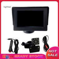 [Ready Stock] Baby Car Monitor High Resolution 360 Degree Rotation Night Vision 43 Inch Car Rear View Monitor for Auto