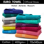 EURO TOWEL Premium Bath Towel 70x140cm Towel 100% Natural Cotton 400gms