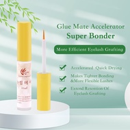 PRAECLARUS Glue Mate Accelerator Super Bonder For Eyelash Extension15ml Makes tighter Bonding&More F