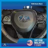 Toyota Corolla Cross 2020 - 2026 Steering Wheel Carbon Lining Trim Cover Fit For Corolla Cross TAM C