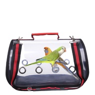Transparent Bird Cage Parrot Carrier Travel Bag Cage Breathable Bird Parrots Cage Airy Travel Bag Easy Cleaning Pet Supplies