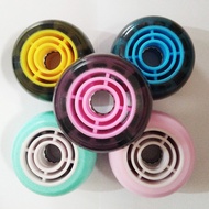 Yuantou Factory Children's Scooter PU Wheel Rear Wheel Flashing Wheel Transparent Wheel Scooter Acce