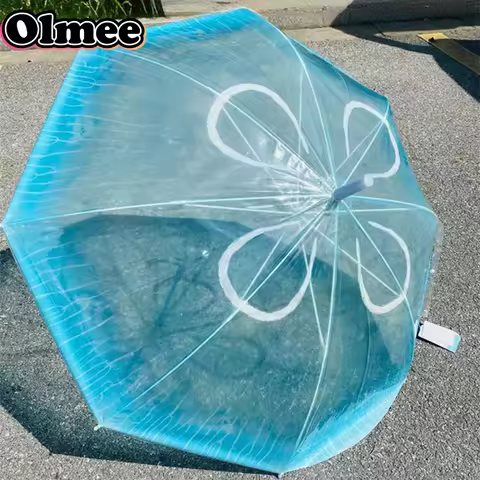 [Olmee]In Stock Blue Moon Jelly Jellyfish Umbrella Mizuki Cosplay Japanese Anime Style Transparent P