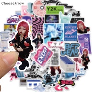 CheeseArrow 53PCS Y2K Girls VSCO 90s Harajuku Style Vintage Stickers Cute Aesthetic Decal Diary Motorcycle Laptop Scrapbook Toy Sticker my