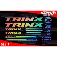 Trinx Vinyl Sticker Decal Set for Mountain Bikes