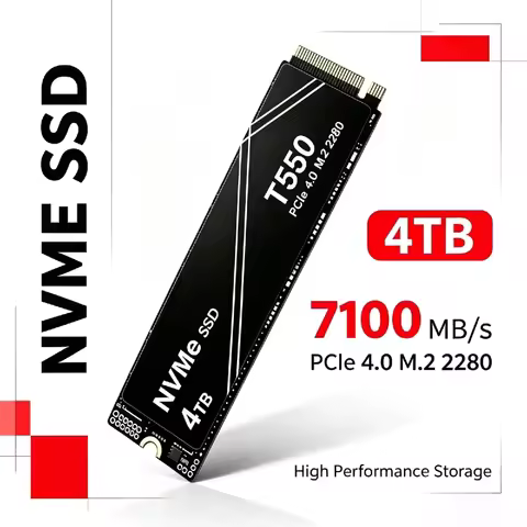 2026 New 1TB 2TB 4TB T550 NVMe PCIe Gen SSD Portable Solid State Drives for Gaming Computer Laptop P