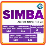 SIMBA Mobile Top Up｜Instant Recharge｜Fast Processing｜LOCAL FAST SHIPPING