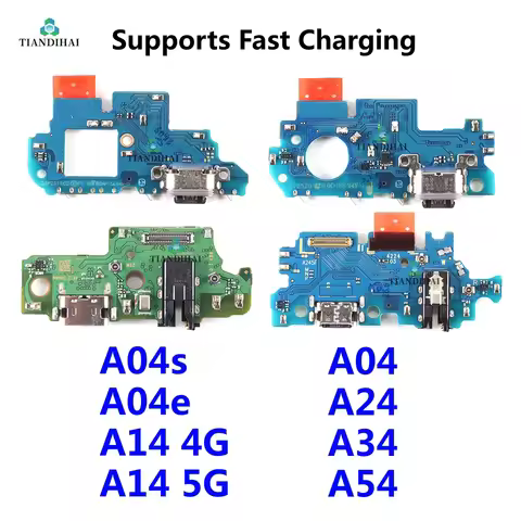 Samsung USB Charging Port Flex Cable For Samsung Galaxy A54 A34 A24 A14 A04e A04s A04 A546B A346B A1
