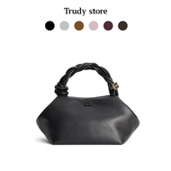 GANNI 2026 New Designer Hexagon Woven Shoulder Bag Women Fashion Crossbody Purse Handbag
